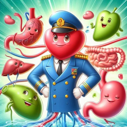 capitan heart is taking care of organs