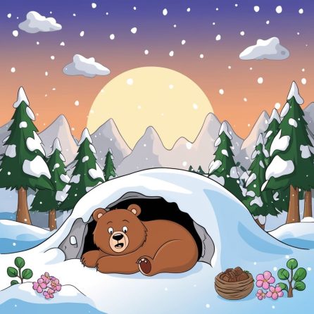 bears sleep in winter