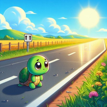 little turtle goes home