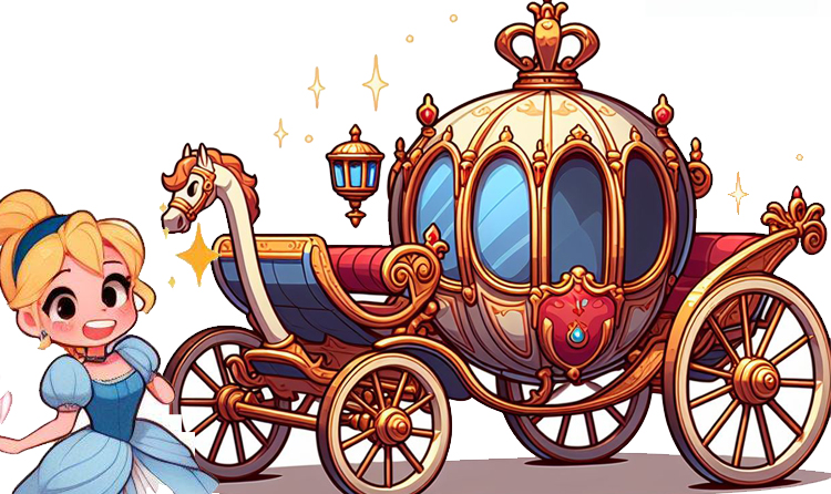 cinderella and golden carriage in cinderella story