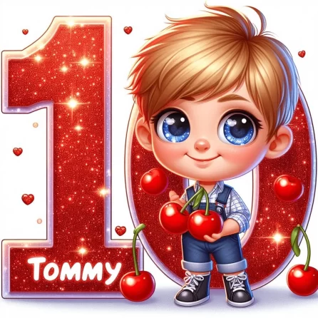 Tommy and 10 in Tommy counts to ten story for kids