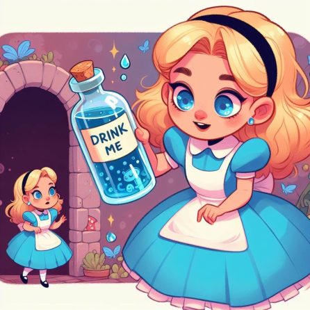 Alice and the drink