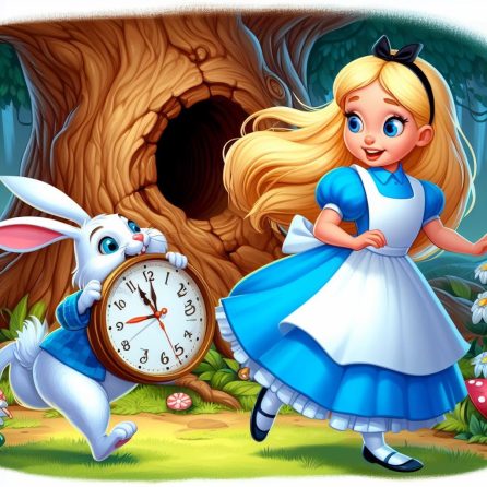 Alice and the rabbit