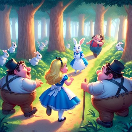 Alice in the large forest