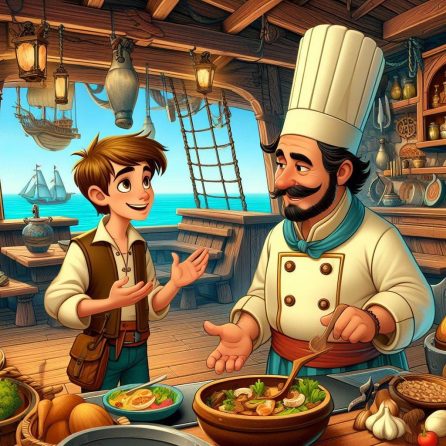 Jim and ship's chef