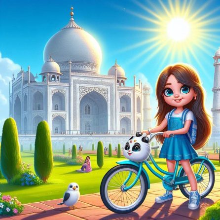 Sunshine at Taj Mahal