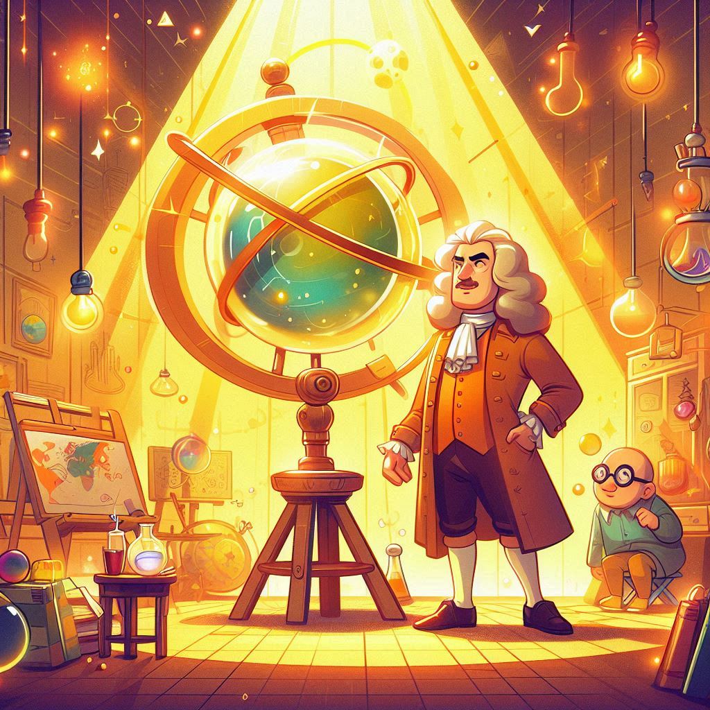 I am Isaac Newton Story for kids - Moonzia