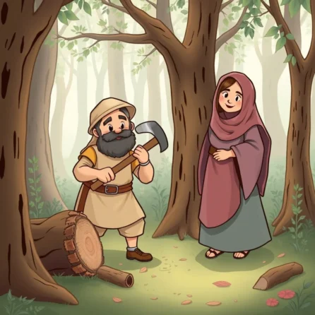 Ali Baba married a kind lady