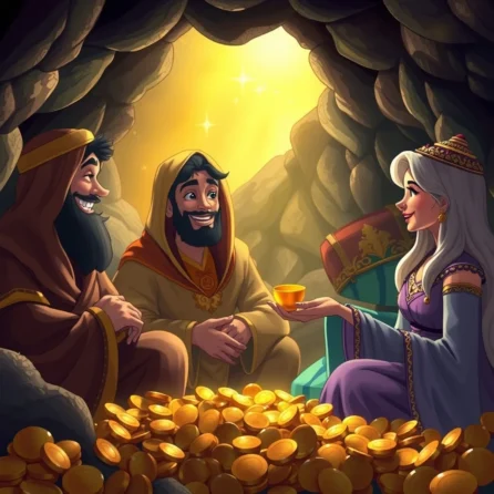 Morgana, Ali baba and Cassim