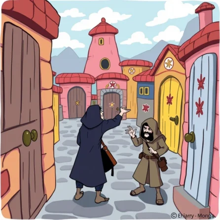 another robber came and found Ali Baba's house